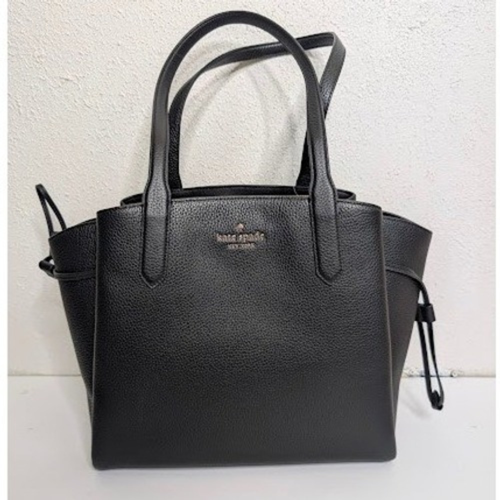 Kate Spade Black Large‎ Dumpling Purse Satchel Crossbody Bag